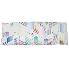 Layer Capital City Building Body Pillow Case (dakimakura) by Mariart