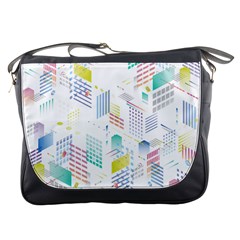 Layer Capital City Building Messenger Bags by Mariart