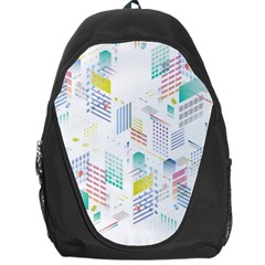 Layer Capital City Building Backpack Bag by Mariart