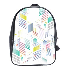 Layer Capital City Building School Bag (xl) by Mariart