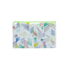 Layer Capital City Building Cosmetic Bag (xs) by Mariart