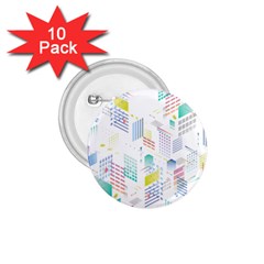 Layer Capital City Building 1 75  Buttons (10 Pack)