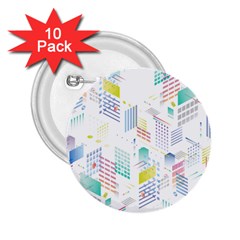 Layer Capital City Building 2 25  Buttons (10 Pack)  by Mariart