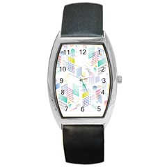 Layer Capital City Building Barrel Style Metal Watch