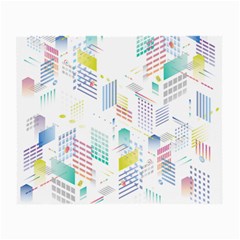 Layer Capital City Building Small Glasses Cloth (2-side) by Mariart