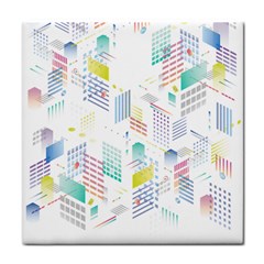 Layer Capital City Building Face Towel