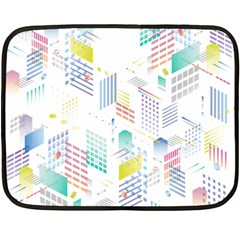 Layer Capital City Building Fleece Blanket (mini) by Mariart