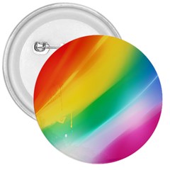 Red Yellow White Pink Green Blue Rainbow Color Mix 3  Buttons