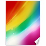 Red Yellow White Pink Green Blue Rainbow Color Mix Canvas 12  x 16   11.86 x15.41  Canvas - 1