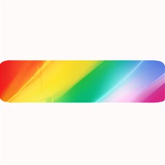 Red Yellow White Pink Green Blue Rainbow Color Mix Large Bar Mats by Mariart