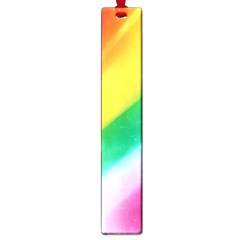 Red Yellow White Pink Green Blue Rainbow Color Mix Large Book Marks