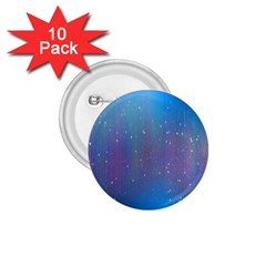 Rain Star Planet Galaxy Blue Sky Purple Blue 1 75  Buttons (10 Pack)