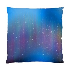 Rain Star Planet Galaxy Blue Sky Purple Blue Standard Cushion Case (one Side)