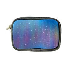 Rain Star Planet Galaxy Blue Sky Purple Blue Coin Purse