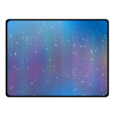 Rain Star Planet Galaxy Blue Sky Purple Blue Fleece Blanket (small) by Mariart