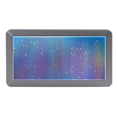 Rain Star Planet Galaxy Blue Sky Purple Blue Memory Card Reader (mini)