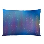 Rain Star Planet Galaxy Blue Sky Purple Blue Pillow Case (Two Sides) Back