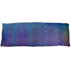 Rain Star Planet Galaxy Blue Sky Purple Blue Body Pillow Case (dakimakura)