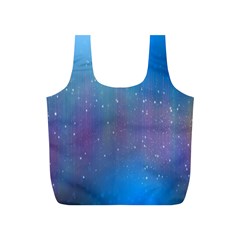 Rain Star Planet Galaxy Blue Sky Purple Blue Full Print Recycle Bags (s)  by Mariart