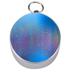 Rain Star Planet Galaxy Blue Sky Purple Blue Silver Compasses by Mariart