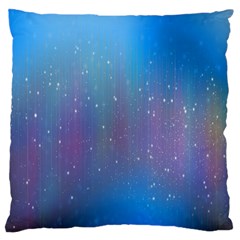 Rain Star Planet Galaxy Blue Sky Purple Blue Standard Flano Cushion Case (two Sides)