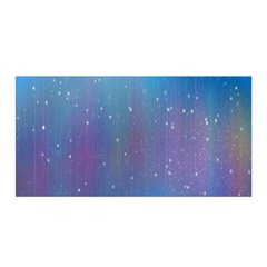 Rain Star Planet Galaxy Blue Sky Purple Blue Satin Wrap by Mariart