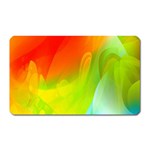 Red Yellow Green Blue Rainbow Color Mix Magnet (Rectangular) Front