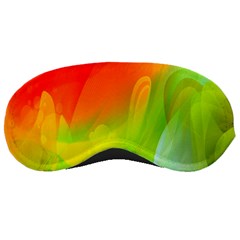 Red Yellow Green Blue Rainbow Color Mix Sleeping Masks