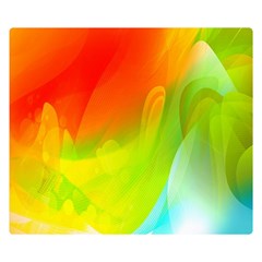 Red Yellow Green Blue Rainbow Color Mix Double Sided Flano Blanket (small)  by Mariart