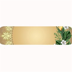 Rose Sunflower Star Floral Flower Frame Green Leaf Large Bar Mats by Mariart