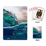 Sea Wave Waves Beach Water Blue Sky Playing Card Back