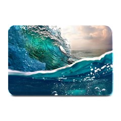 Sea Wave Waves Beach Water Blue Sky Plate Mats by Mariart