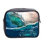 Sea Wave Waves Beach Water Blue Sky Mini Toiletries Bag 2-Side Back