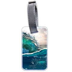 Sea Wave Waves Beach Water Blue Sky Luggage Tags (Two Sides)