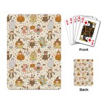 Sinister Helloween Cat Pumkin Bat Ghost Polka Dots Vampire Bone Skull Playing Card Back