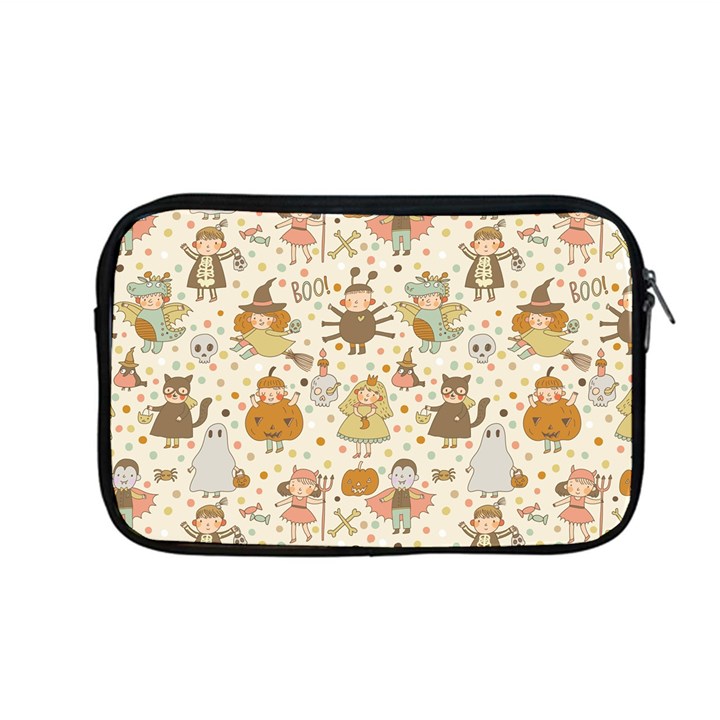 Sinister Helloween Cat Pumkin Bat Ghost Polka Dots Vampire Bone Skull Apple MacBook Pro 13  Zipper Case