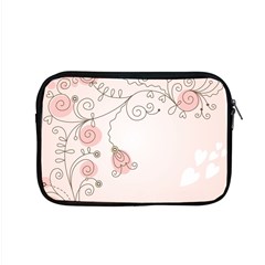 Simple Flower Polka Dots Pink Apple MacBook Pro 15  Zipper Case