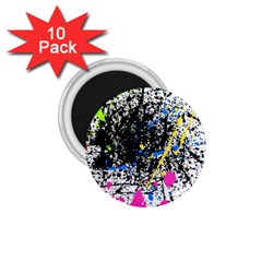 Spot Paint Pink Black Green Yellow Blue Sexy 1 75  Magnets (10 Pack) 