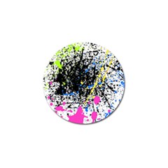 Spot Paint Pink Black Green Yellow Blue Sexy Golf Ball Marker