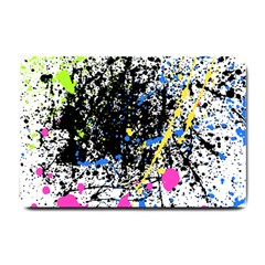 Spot Paint Pink Black Green Yellow Blue Sexy Small Doormat  by Mariart