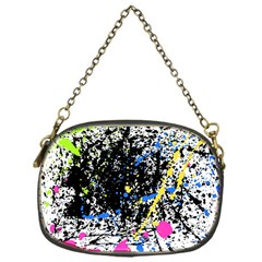 Spot Paint Pink Black Green Yellow Blue Sexy Chain Purses (one Side) 