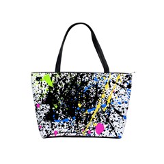 Spot Paint Pink Black Green Yellow Blue Sexy Shoulder Handbags