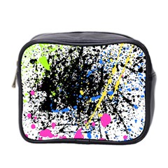 Spot Paint Pink Black Green Yellow Blue Sexy Mini Toiletries Bag 2-side