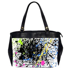 Spot Paint Pink Black Green Yellow Blue Sexy Office Handbags (2 Sides) 