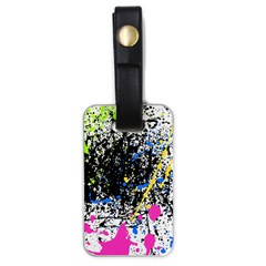 Spot Paint Pink Black Green Yellow Blue Sexy Luggage Tags (one Side) 