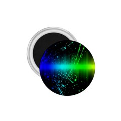 Space Galaxy Green Blue Black Spot Light Neon Rainbow 1 75  Magnets by Mariart