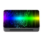 Space Galaxy Green Blue Black Spot Light Neon Rainbow Memory Card Reader with CF Front