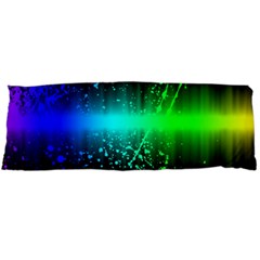 Space Galaxy Green Blue Black Spot Light Neon Rainbow Body Pillow Case (dakimakura)