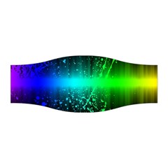 Space Galaxy Green Blue Black Spot Light Neon Rainbow Stretchable Headband