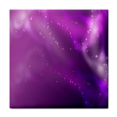 Space Star Planet Galaxy Purple Tile Coasters by Mariart